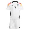 Maglia ufficiale Germania Kai Havertz 7 Casa Euro 2024 per Bambino